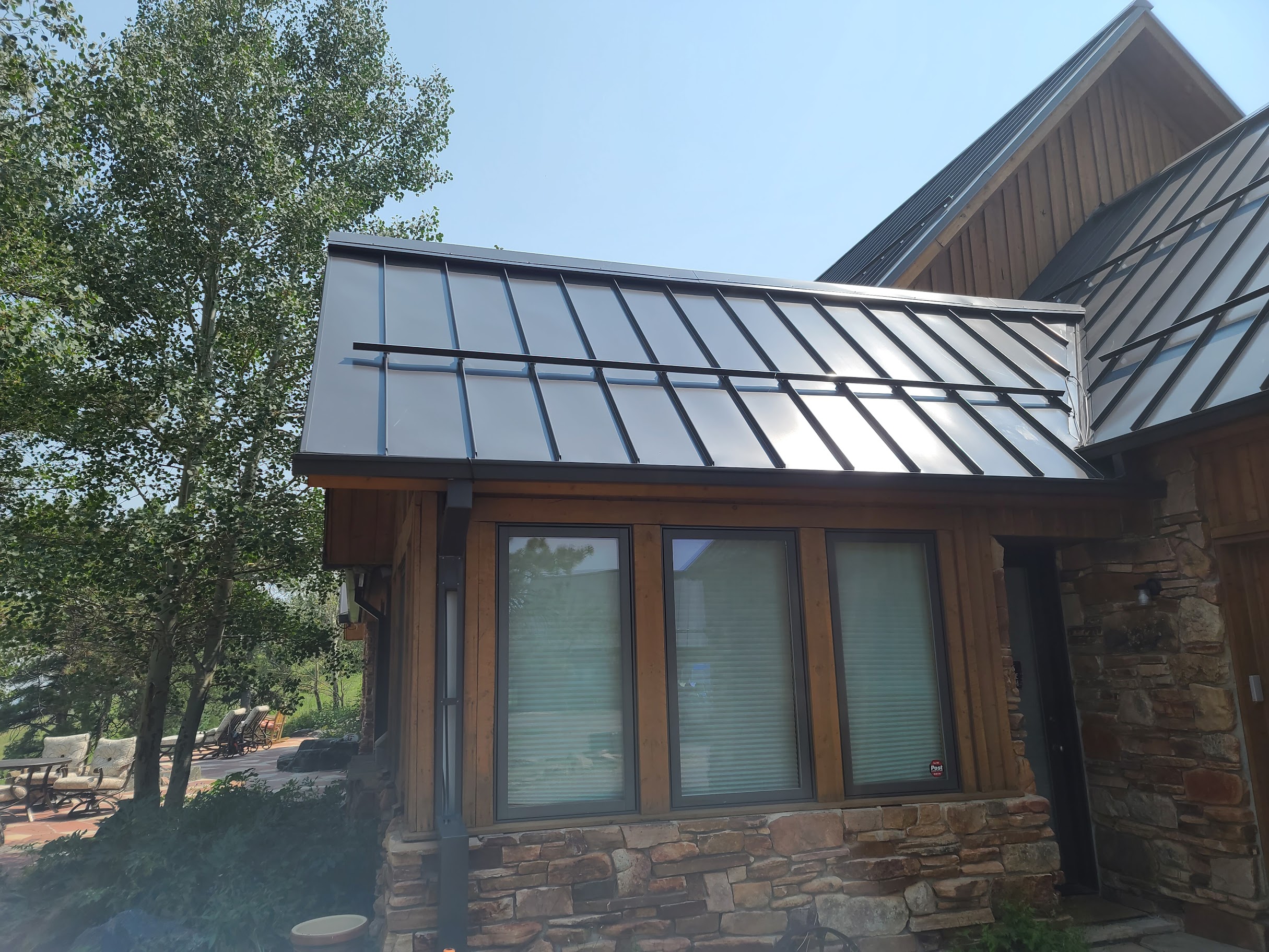 standing seam metal roof
