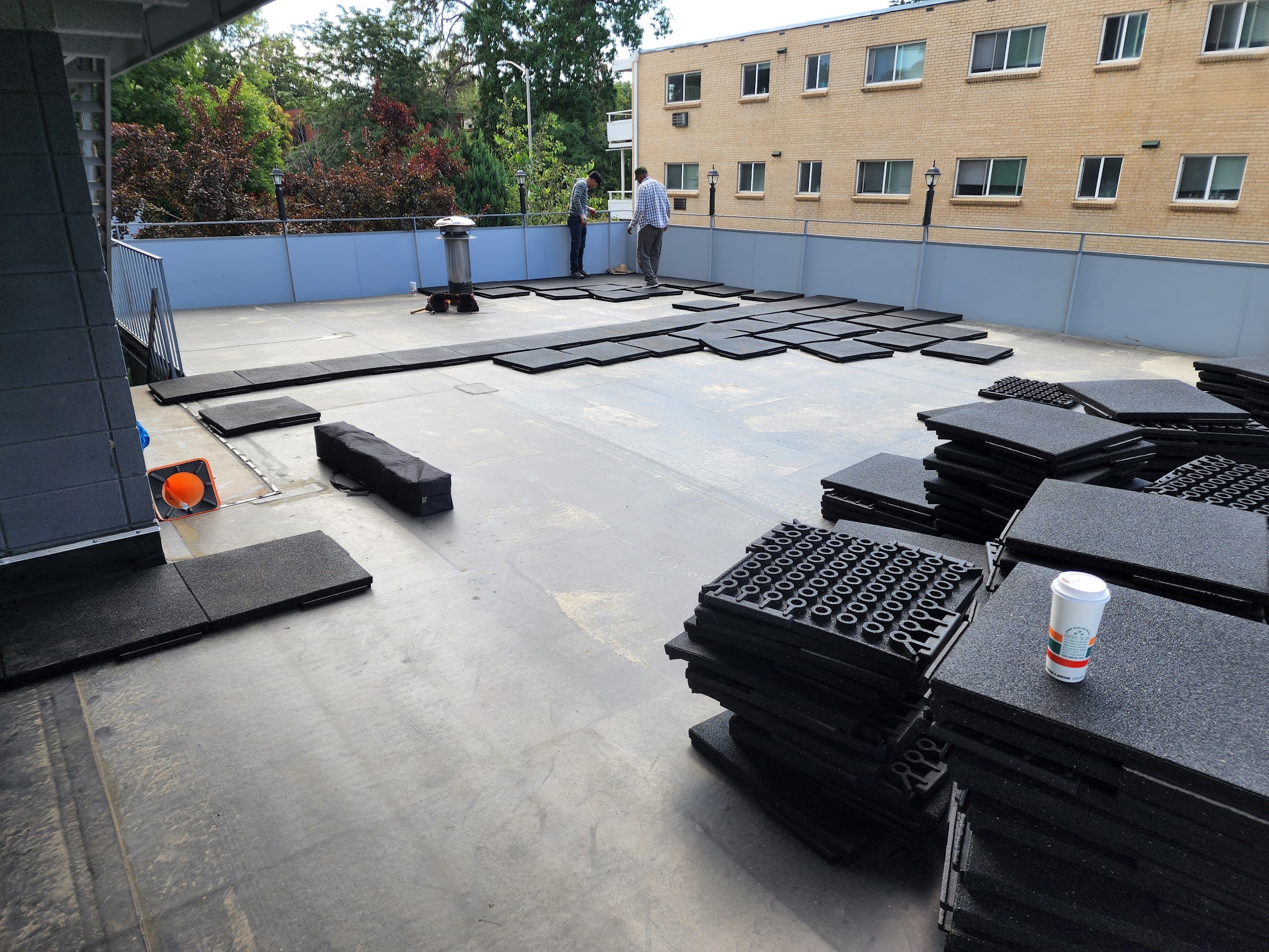 flat roof installation