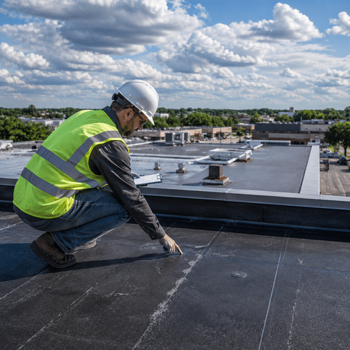 commercial roof inspection