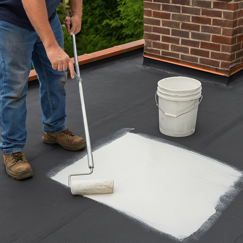 rubber roof coating