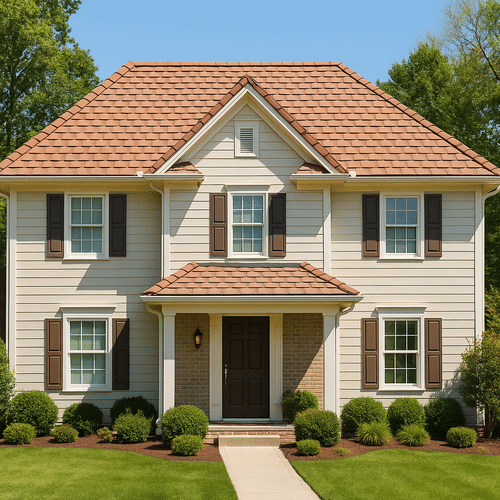 synthetic tile roofing